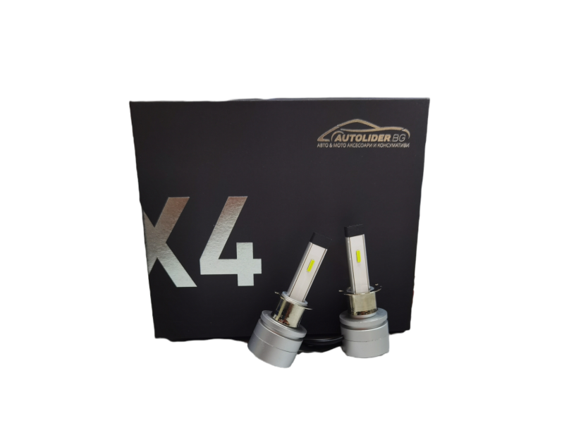Н3 Х4 LED крушки за фар 5500K 12V