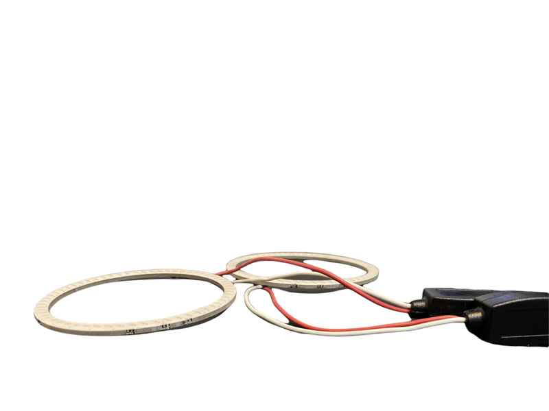  LED Angel Eyes 70 мм BLUE