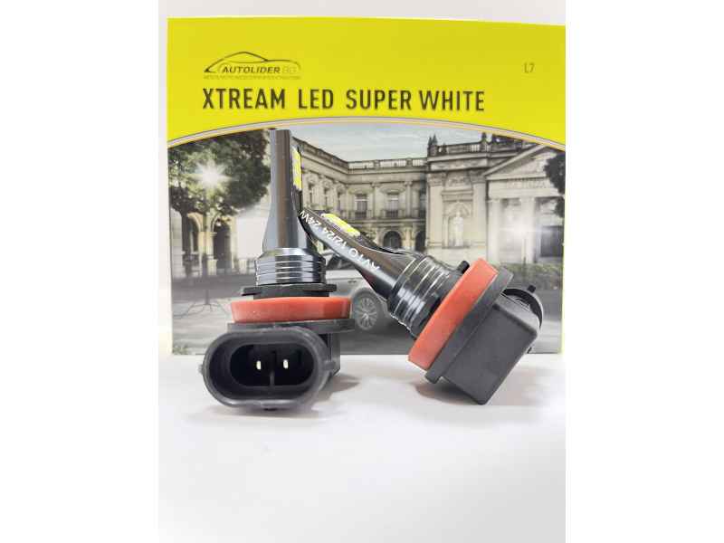 Н11 L7 LED крушки за фар H11 L7 26W 3008Lm 6000K...