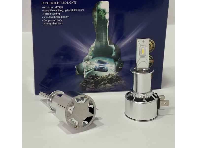 Н3 Р9 LED крушки за фар H3-P9 6500K 12V 2 бр�...