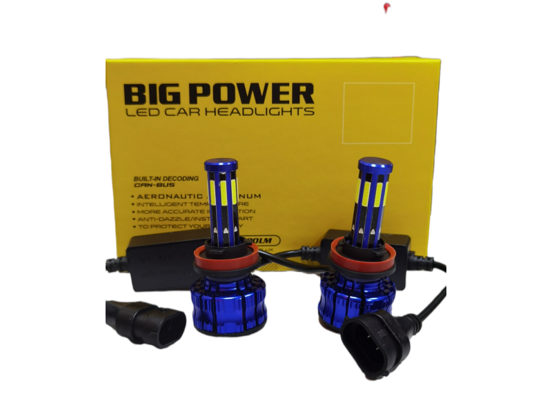 Н11 LED8 крушки за фар 8LED H11 6000K 12V