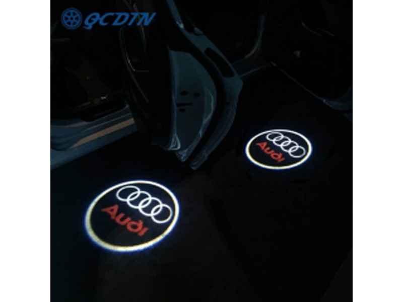 LED 3D лого на Audi 12V 6000K-8500K 2 броя